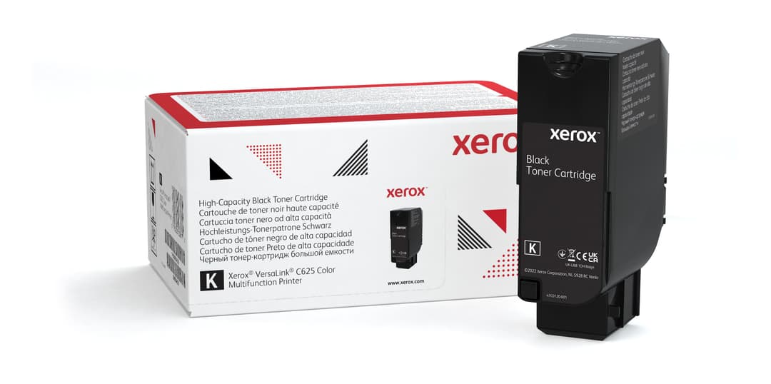 Xerox Genuine ® VersaLink® C625 Color Multifunction Printer Black High capacity Toner Cartridge (25000 Pages) - 006R04636 - Image 1