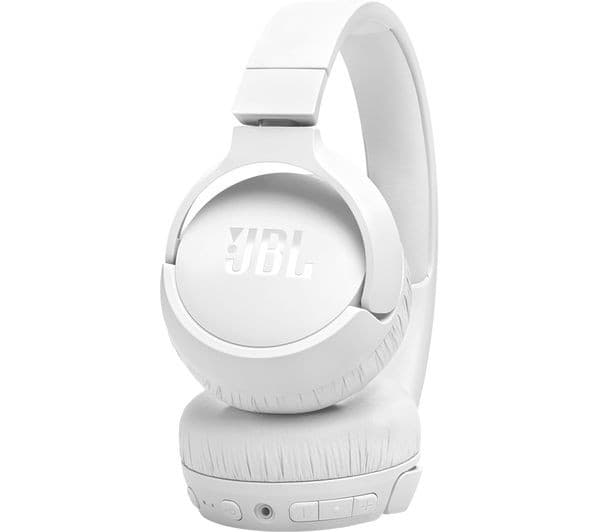 JBL Tune 670NC Wireless Bluetooth On-Ear Noise-Cancelling Headphones - White - Image 3