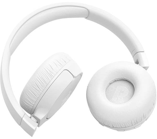 JBL Tune 670NC Wireless Bluetooth On-Ear Noise-Cancelling Headphones - White - Image 9