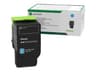 Lexmark - cyan - original - toner cartridge - LCCP, LRP