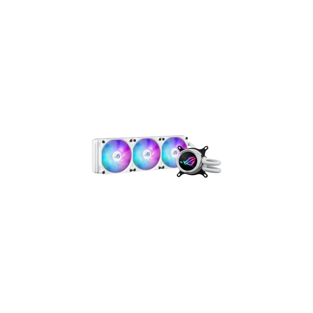 ASUS ROG Strix LC III 360 ARGB Intel/AMD AIO Liquid CPU Cooler - White - Image 6