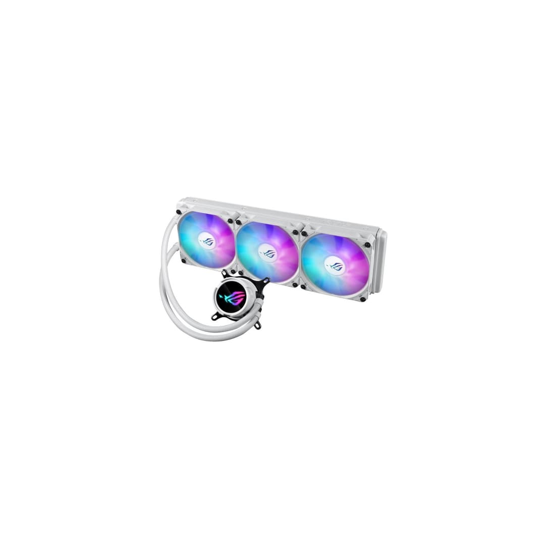 ASUS ROG Strix LC III 360 ARGB Intel/AMD AIO Liquid CPU Cooler - White - Image 7