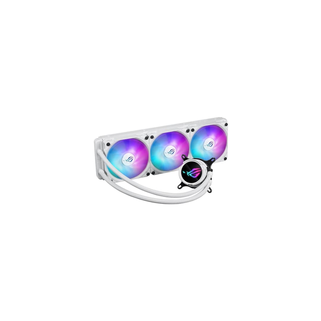 ASUS ROG Strix LC III 360 ARGB Intel/AMD AIO Liquid CPU Cooler - White - Image 8