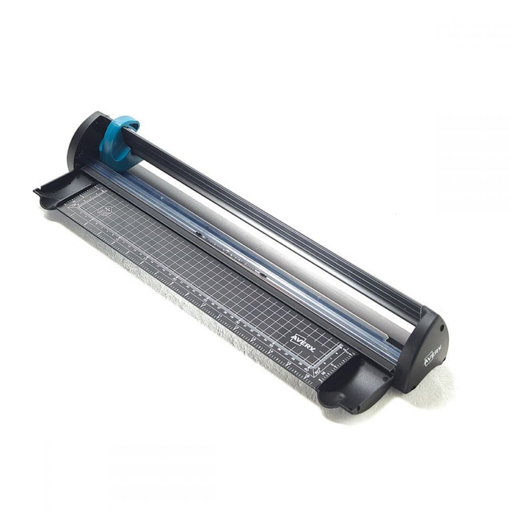 Avery A3CT A3 Compact Trimmer 425mm Cut Length 12 Sheet Capacity Black/Turquoise - Image 1