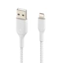Belkin Braided USB-A to Lightning 2m Cable - White thumbnail 2