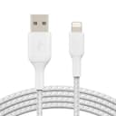 Belkin Braided USB-A to Lightning 2m Cable - White thumbnail 3
