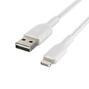 Belkin Braided USB-A to Lightning 2m Cable - White thumbnail 5
