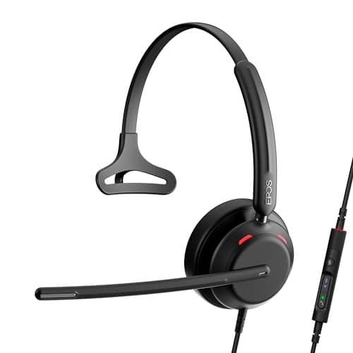 EPOS IMPACT 730T Mono Wired USB C and USB A Headset for PC with Noise-Canceling Mic, Microsoft Teams Certified, In-Line Controls, Comfortable Fit, Ideal for Office Calls, Remote & Hybrid Work - Image 2