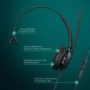 EPOS IMPACT 730T Mono Wired USB C and USB A Headset for PC with Noise-Canceling Mic, Microsoft Teams Certified, In-Line Controls, Comfortable Fit, Ideal for Office Calls, Remote & Hybrid Work thumbnail 4