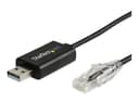 StarTech ICUSBROLLOVR USB Console Cable 1.8m Black thumbnail 1