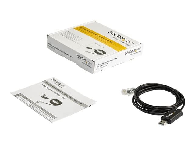 StarTech ICUSBROLLOVR USB Console Cable 1.8m Black - Image 5