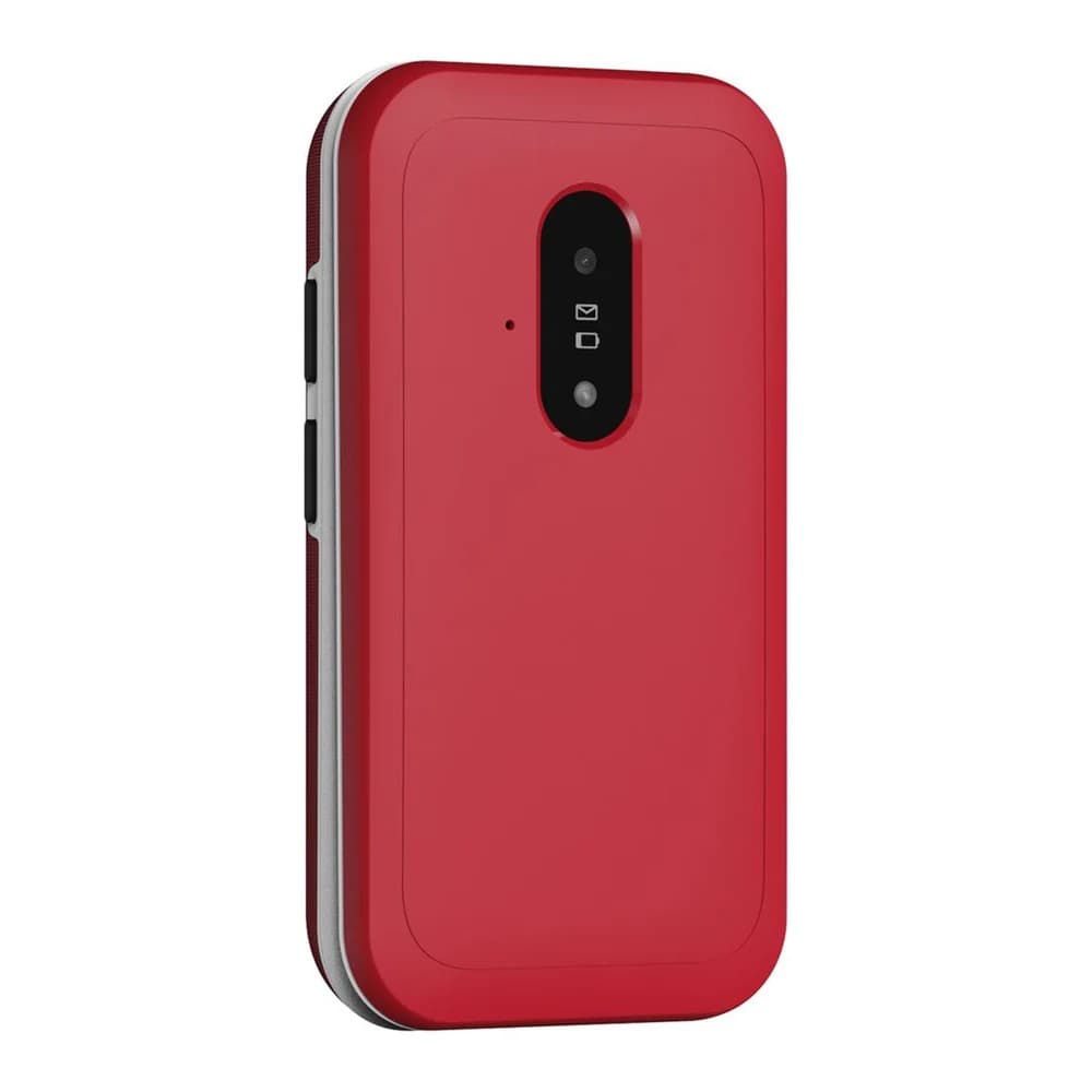 Doro Leva L20 4G Flip Phone - Red/White - Image 3
