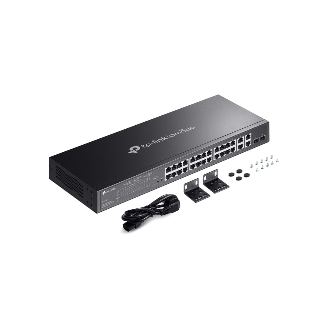 TP-Link Omada SL2428P L2 Fast Ethernet (10/100) Power over Ethernet (PoE) Network Managed Switch - Image 6