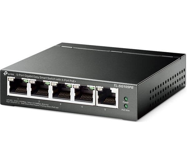 TP-Link TL-SG105PE 5-Port Switch Black - Image 3