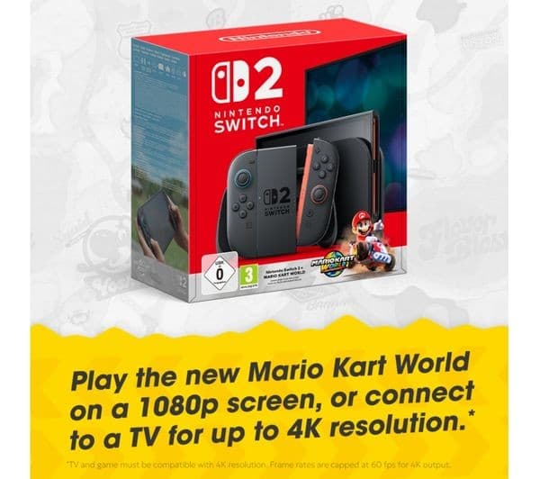 Nintendo Switch 2 & Mario Kart World Bundle - Image 1
