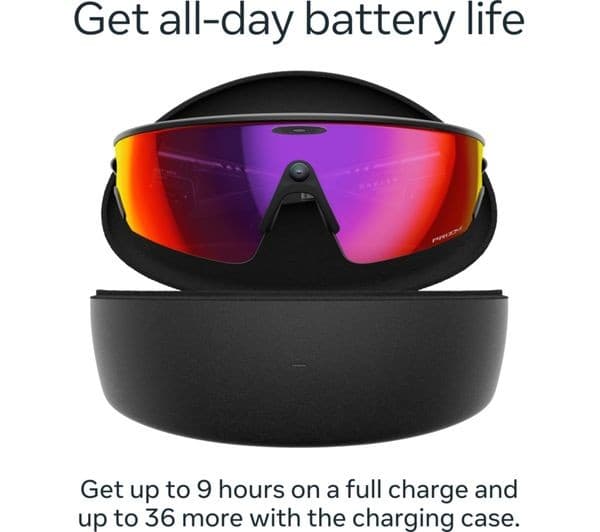 Oakley Meta Vanguard AI Glasses - Black with Prizm Road Lenses - Image 7