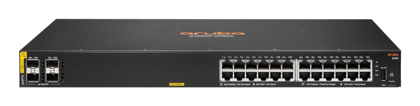 Aruba 6100 24G CL4 PoE 4SFP+