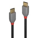 Lindy 0.5m USB 2.0 Type C to C Cable, Anthra Line thumbnail 1