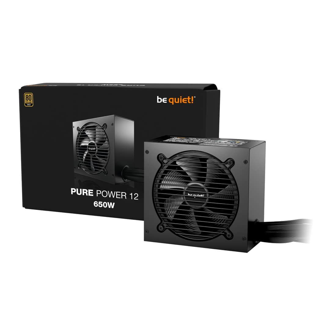 be quiet! Pure Power 12 650W ATX 3.1 80 PLUS Gold PSU Power Supply - Image 1