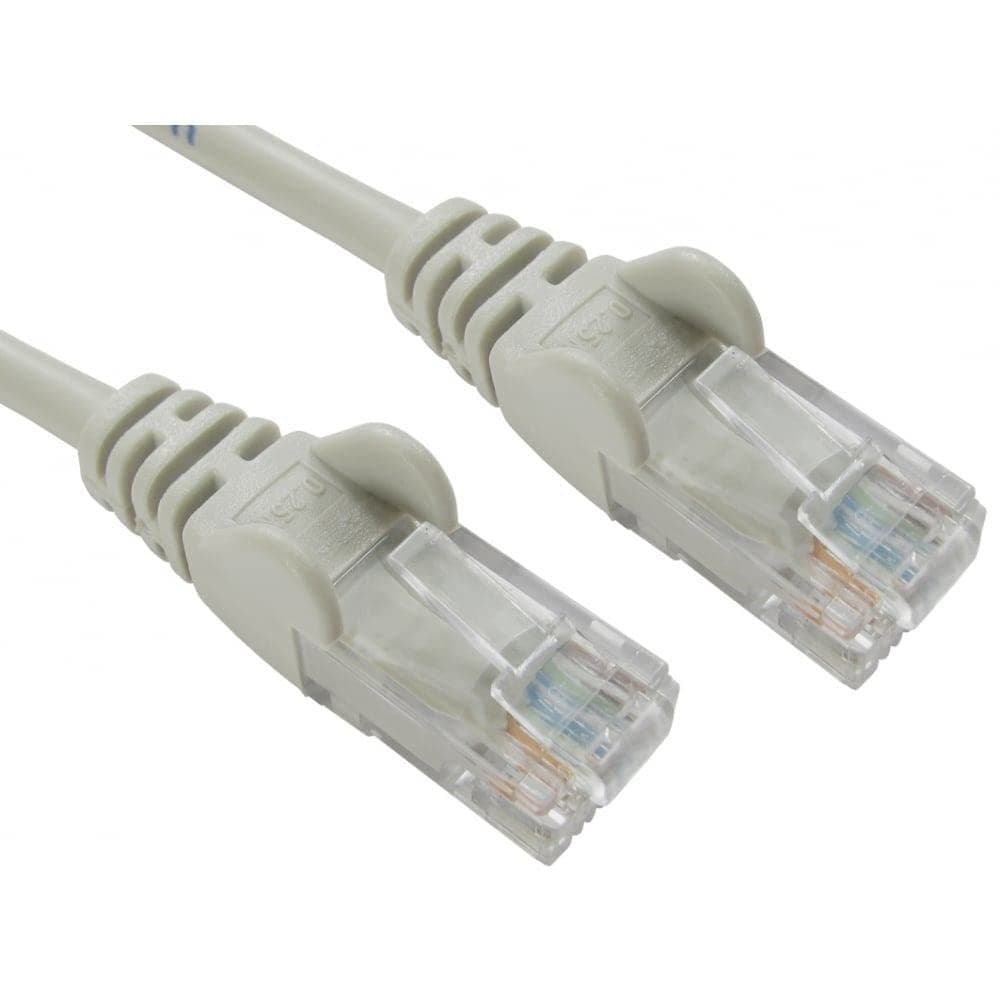 CablesDirect Cat5e UTP 40m - Cable de Red (40 m, RJ-45, RJ-45, Gris)