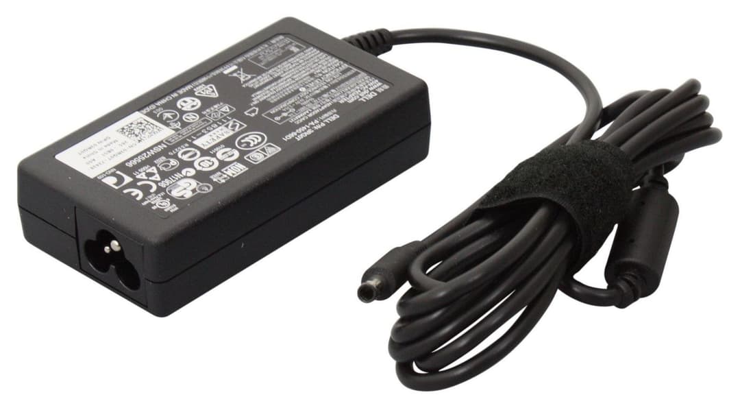 Dell 3RG0T 45W AC Adapter 19.5V 2.31A, 3 Pin, 4.5mm Barrel Connector, Power Cord Not Included - Image 1