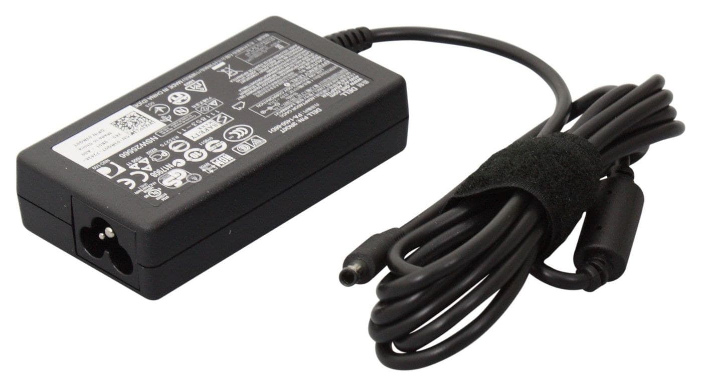 Dell 3RG0T 45W AC Adapter 19.5V 2.31A, 3 Pin, 4.5mm Barrel Connector, Power Cord Not Included