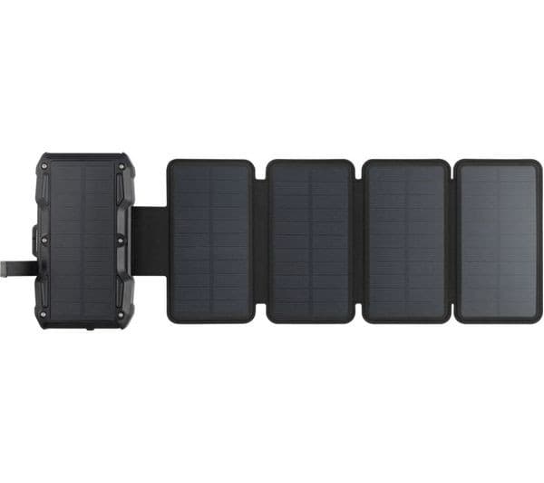 SANDBERG 27000 mAh Portable 5-Panel Solar Power Bank - Black - Image 2