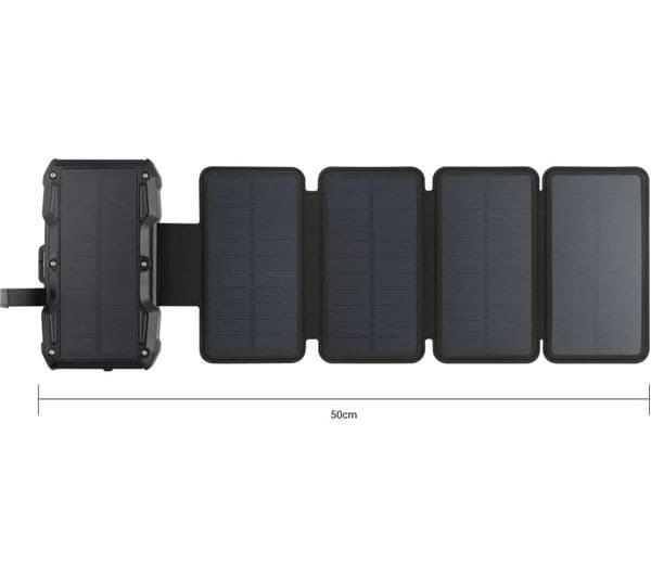 SANDBERG 27000 mAh Portable 5-Panel Solar Power Bank - Black - Image 9