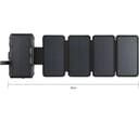 SANDBERG 27000 mAh Portable 5-Panel Solar Power Bank - Black thumbnail 9