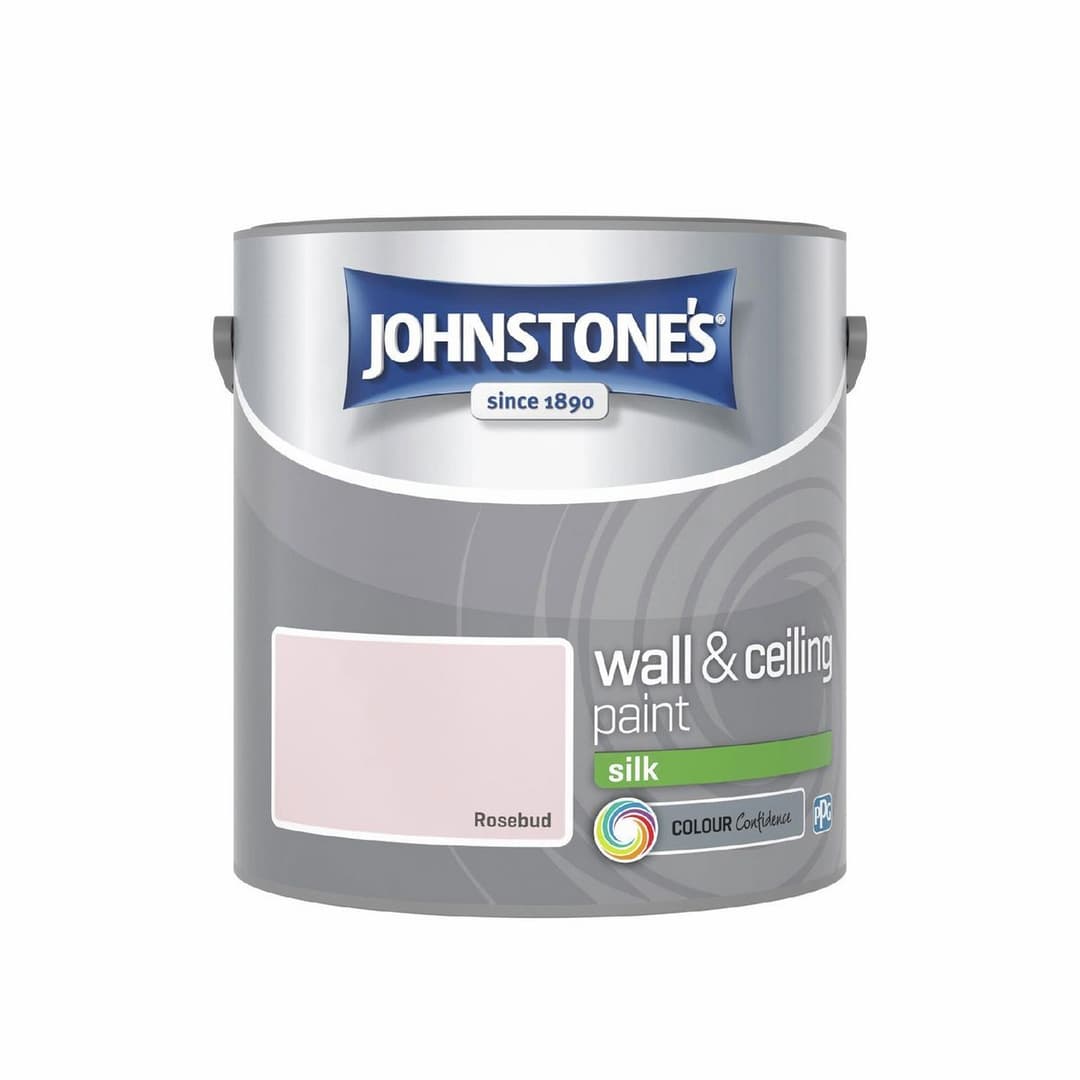 Johnstone's Wall & Ceiling Silk Paint - Rosebud - 2.5L - Image 1
