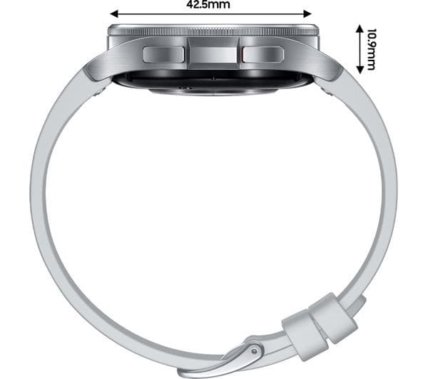 SAMSUNG Galaxy Watch6 Classic 4G with Bixby - Silver, 43 mm - Image 6