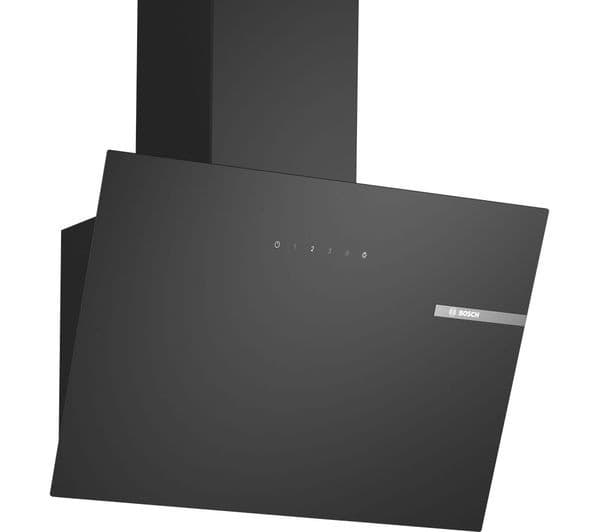 BOSCH Series 2 DWK65DK60B Chimney Cooker Hood - Black - Image 1