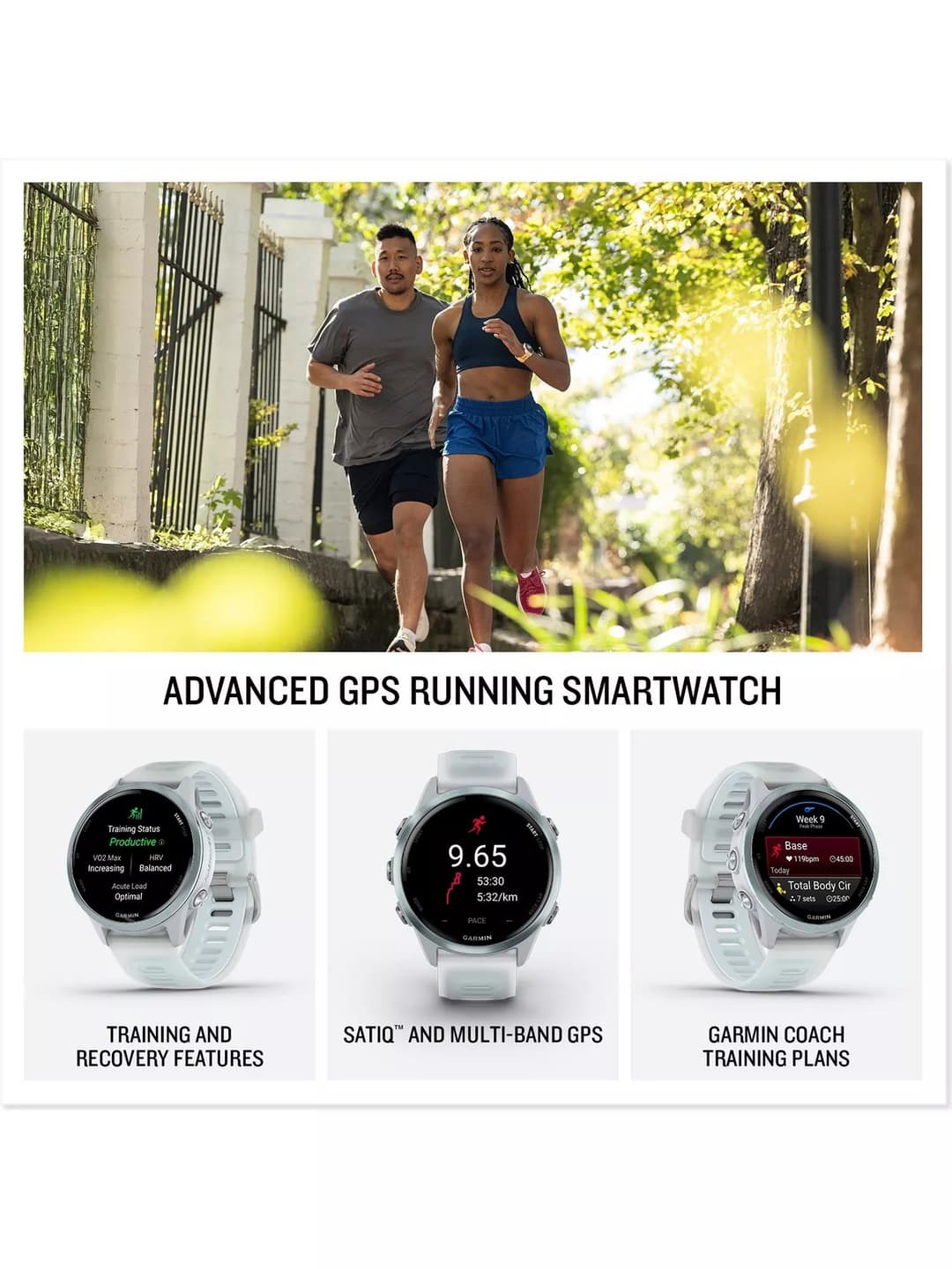 Garmin Forerunner 570 47mm GPS Running Smartwatch AMOLED - Indigo - Image 2