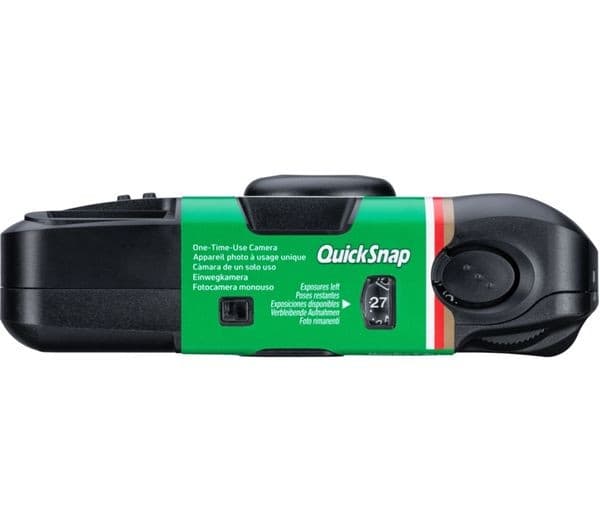 Instax QuickSnap V400 Disposable Camera Green Black - Image 6