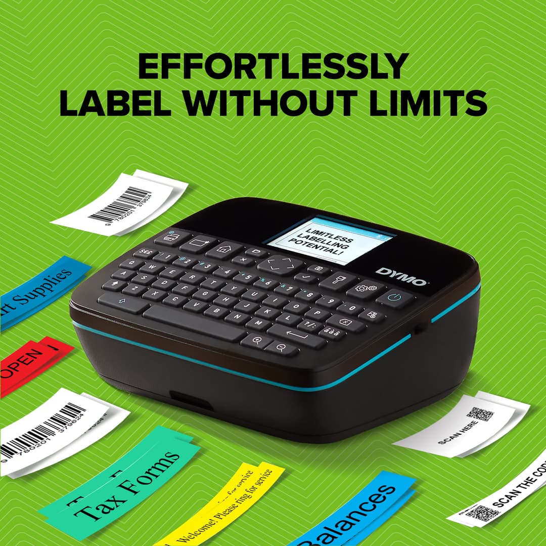 DYMO LabelManager Executive 640 CB Portable Label Printer | Compact Label Maker Machine with QWERTY Keyboard | Bluetooth & USB Connectivity | Compatible with D1 Standard & Durable Labels - Image 4