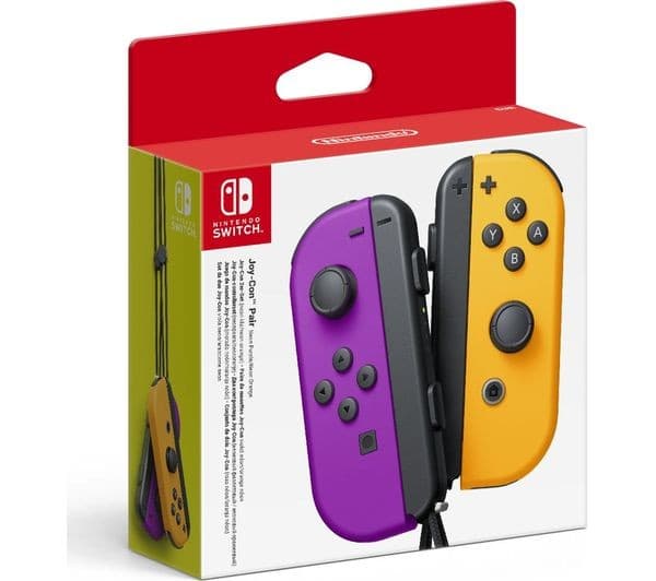 Nintendo Switch Joy-Con Purple Orange - Image 2