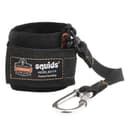Ergodyne Squids® 3114 Pull-On Wrist Lanyard with Carabiner - 3lbs  Black thumbnail 3