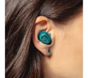 JLab Go Pop ANC True Wireless Earbuds - Transparent Teal thumbnail 3
