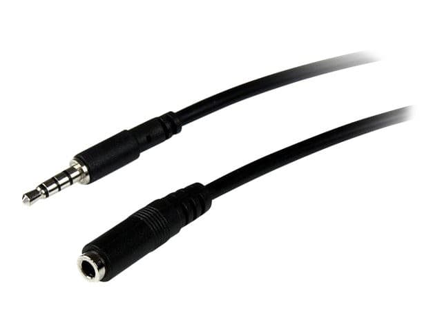 StarTech 3.5mm TRRS Headset Extension 1m Black