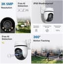 Tapo C530WS 3K Outdoor Pan/Tilt WiFi Security Camera thumbnail 3