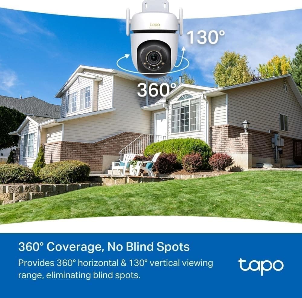 Tapo C530WS 3K Outdoor Pan/Tilt WiFi Security Camera - Image 6