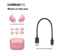 Sony LinkBuds Fit (WF-LS910N) Wireless Noise-Cancelling Earbuds - Pink thumbnail 5
