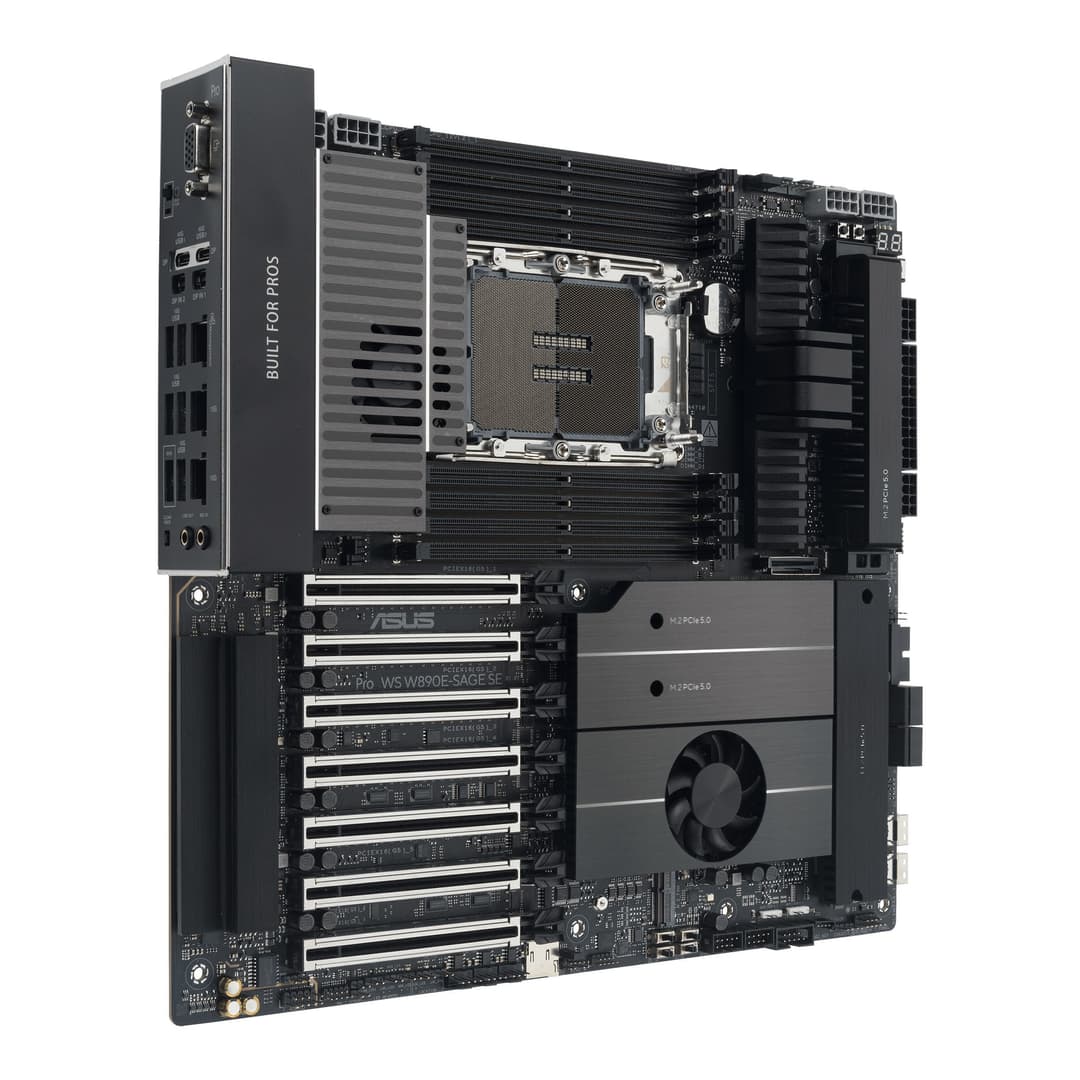 ASUS Pro WS W890E-SAGE SE Intel W890 LGA 4710-2 DDR5 EEB Workstation Motherboard - Image 3