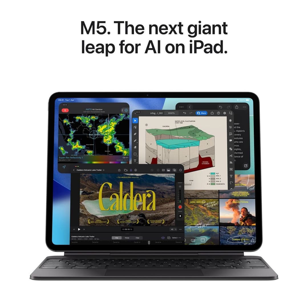 Apple iPad Pro 13-inch (M5, 2025) 1TB Wi-Fi - Space Black - Image 4