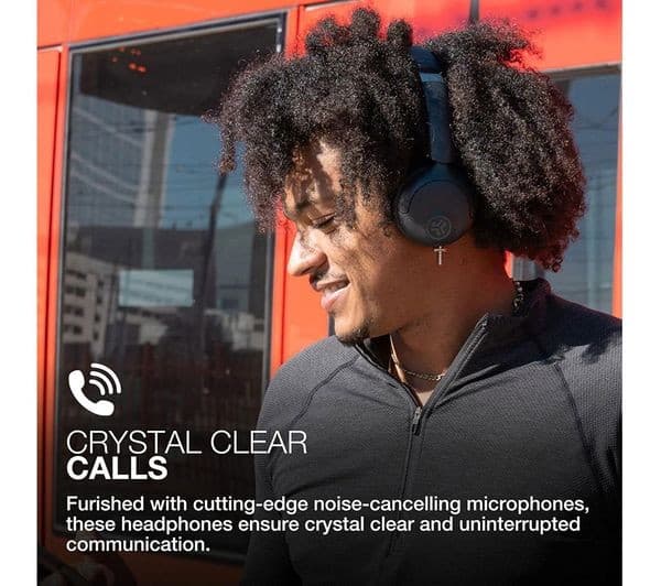 JLab Go Lux Wireless Bluetooth Noise-Cancelling Headphones - Graphite - Image 6
