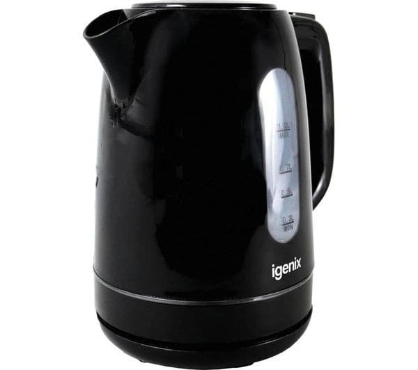 Igenix IGK01022 1L Cordless Jug Kettle 2200W - Black - Image 3