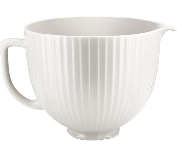 KITCHENAID 5KSM2CB5PCC 4.7 Litre Mixing Bowl - White - Image 1