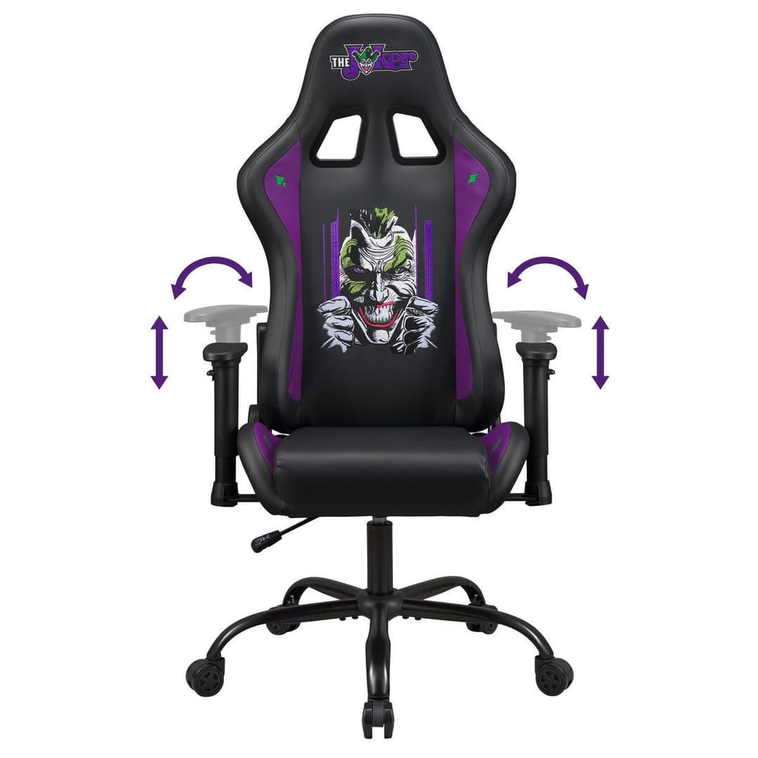 Subsonic The Joker Pro Gaming Chair - Black and Purple - Image 7