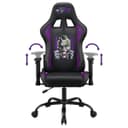 Subsonic The Joker Pro Gaming Chair - Black and Purple thumbnail 7