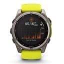 Garmin Fenix 8 51mm Solar Sapphire Titanium Smartwatch Amp Yellow/Graphite thumbnail 10